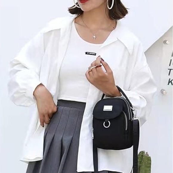 Shoulder bag / BLACK / So practical ! - Picture 5 of 12